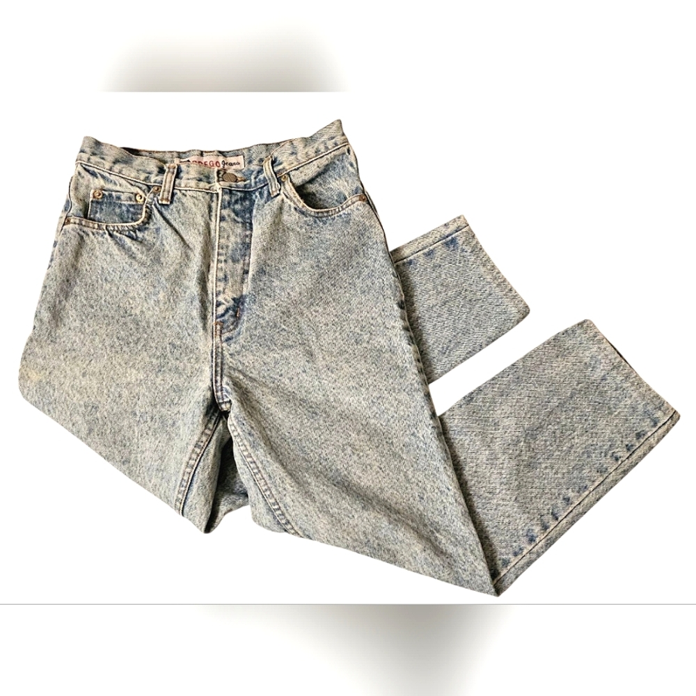 Prego 80s High Rise Denim Jeans Vintage Size 29